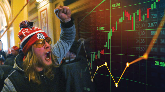 The stockmarket continued to rise after the US Capitol riots. Should investors be worried?